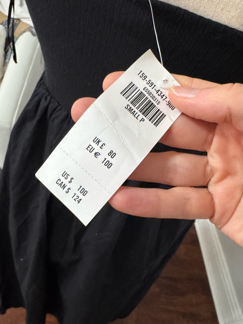 Abercrombie & Fitch Black Maxi Dress NWT SP - Picture 7 of 8